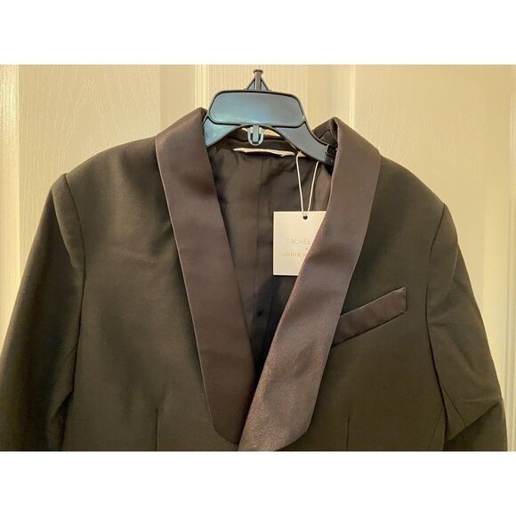 Janie and Jack x Rachel Zoe Wool Blend Black Tuxedo Jacket Boys Size 6 NWT - Picture 3 of 9